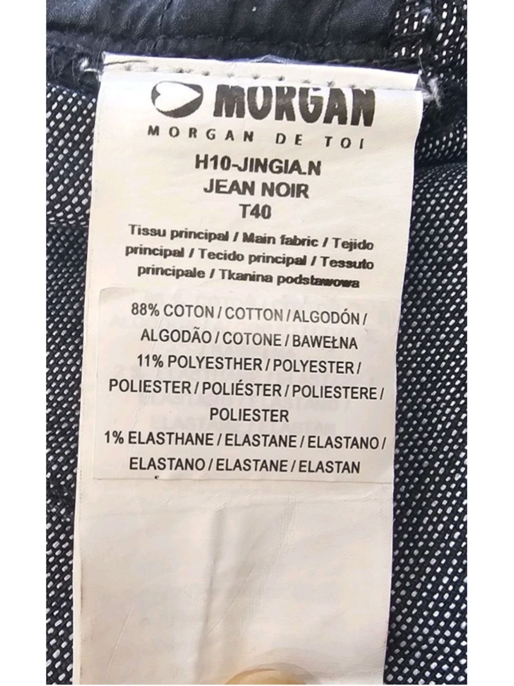 Vintage Morgan de Toi Black Mini Skirt, Size 10,88% Cotton,Boho Y2K Sexy Goth - Picture 6 of 16